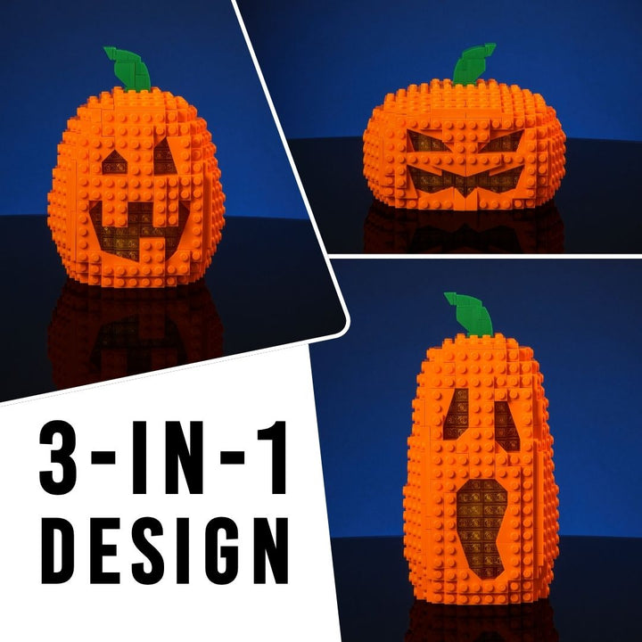 3-in-1 Jack O lantern design graphic