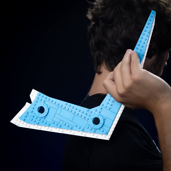 Sokka's Boomerang Life-Sized Replica built with LEGO® bricks - by Bricker Builds