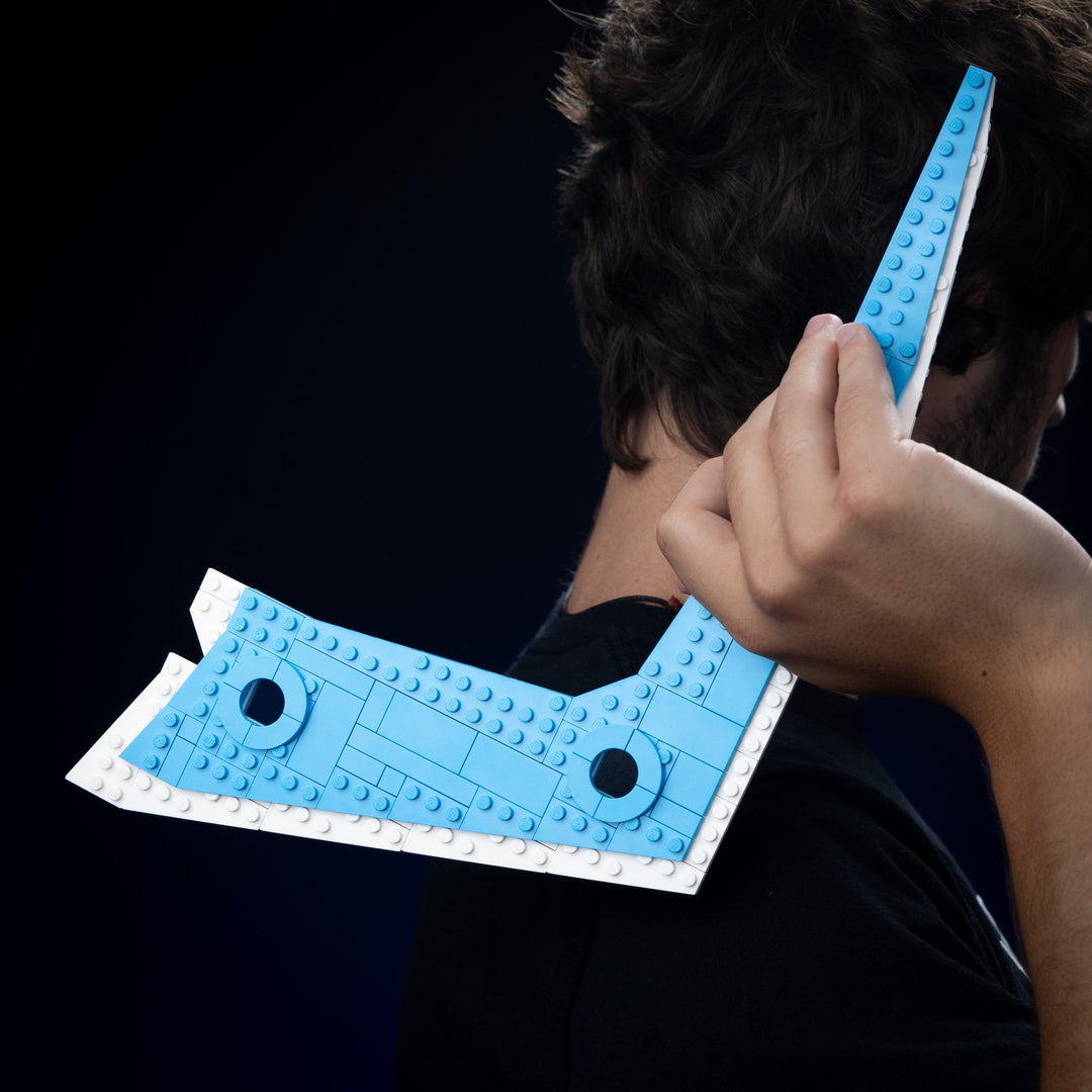 Sokka's Boomerang Life-Sized Replica built with LEGO® bricks - by Bricker Builds