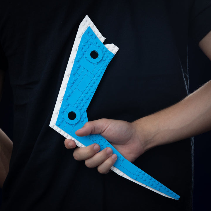 Sokka's Boomerang Life-Sized Replica built with LEGO® bricks - by Bricker Builds