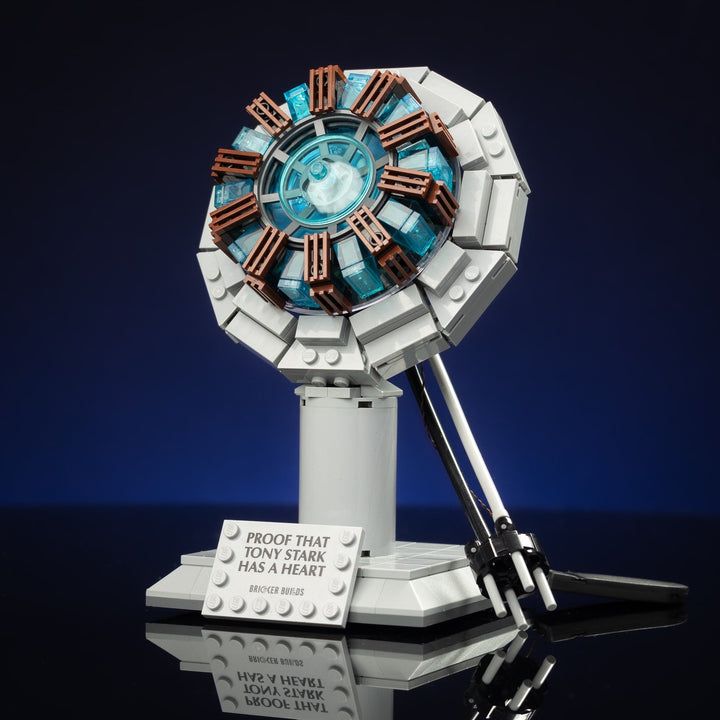 Tony Stark's Arc Reactor Life-Sized Replica built with LEGO® bricks - by Bricker Builds