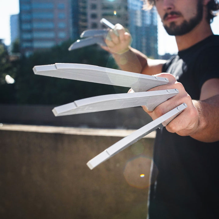 Adamantium Claws Life-Sized Replica built with LEGO® bricks - by Bricker Builds