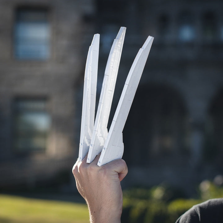 Adamantium Claws Life-Sized Replica built with LEGO® bricks - by Bricker Builds