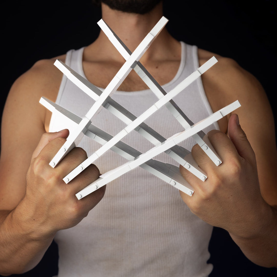 Adamantium Claws Life-Sized Replica built with LEGO® bricks - by Bricker Builds