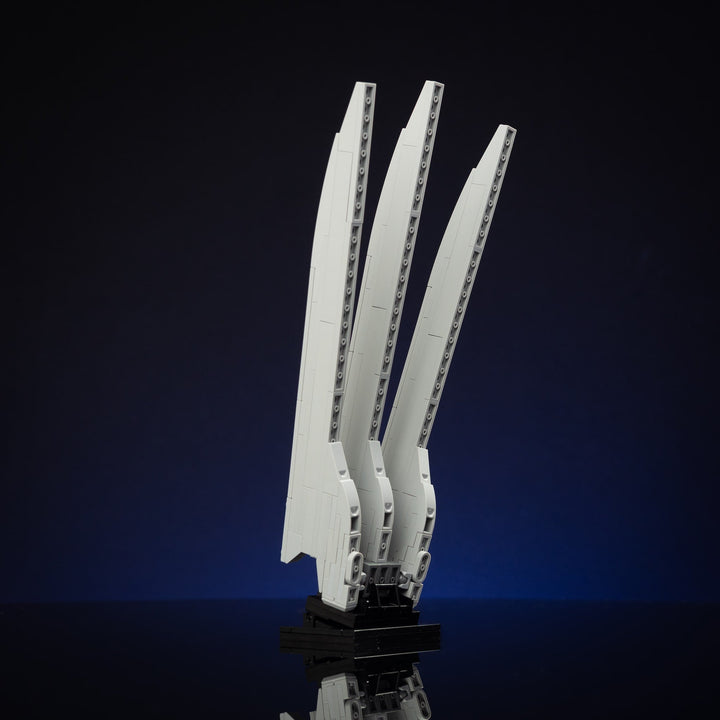 Adamantium Claws Life-Sized Replica built with LEGO® bricks - by Bricker Builds