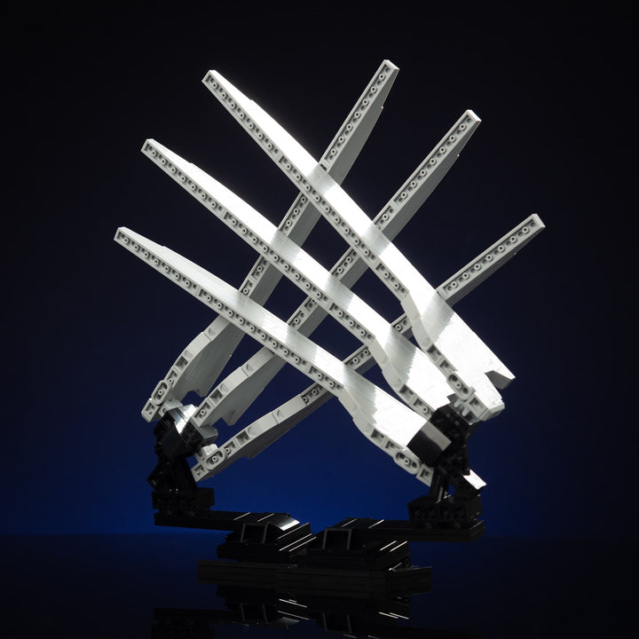 Adamantium Claws Life-Sized Replica built with LEGO® bricks - by Bricker Builds