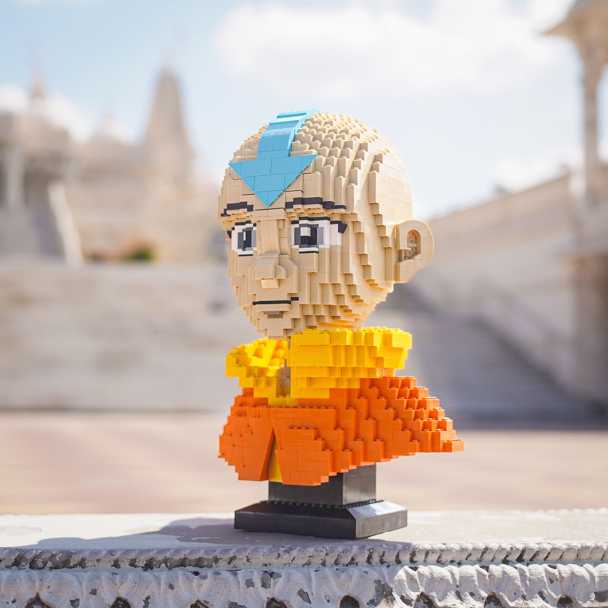 Air Bender Life Sized Bust Build it Yourself with LEGO