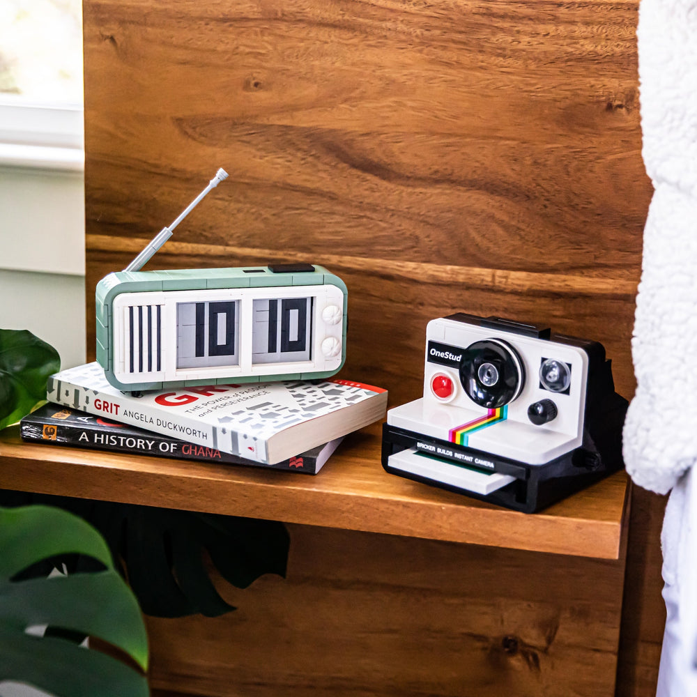 Retro Instant Camera Life-Sized Replica built with LEGO® bricks - by Bricker Builds