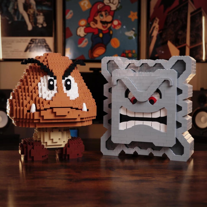 Angry Mushroom Life-Sized Replica built with LEGO® bricks - by Bricker Builds