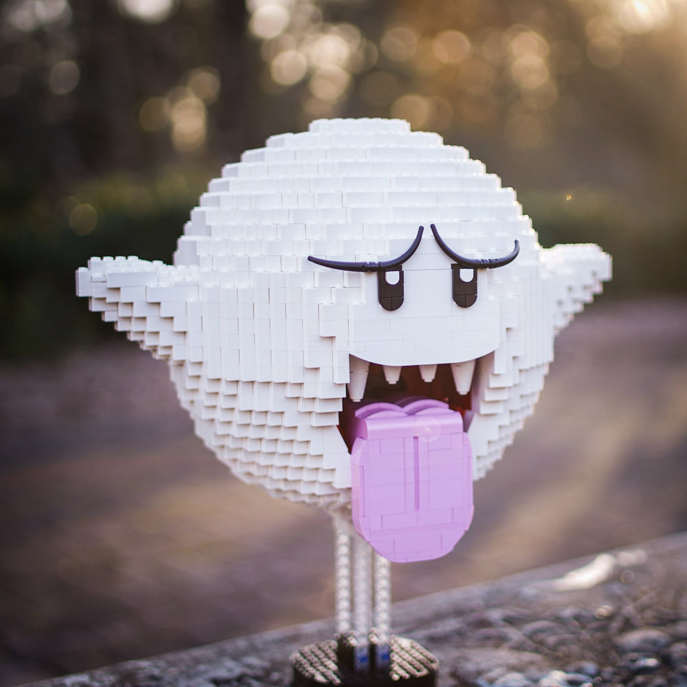 Angry Ghost Life-Sized Replica made of LEGO® Bricks by Bricker Builds