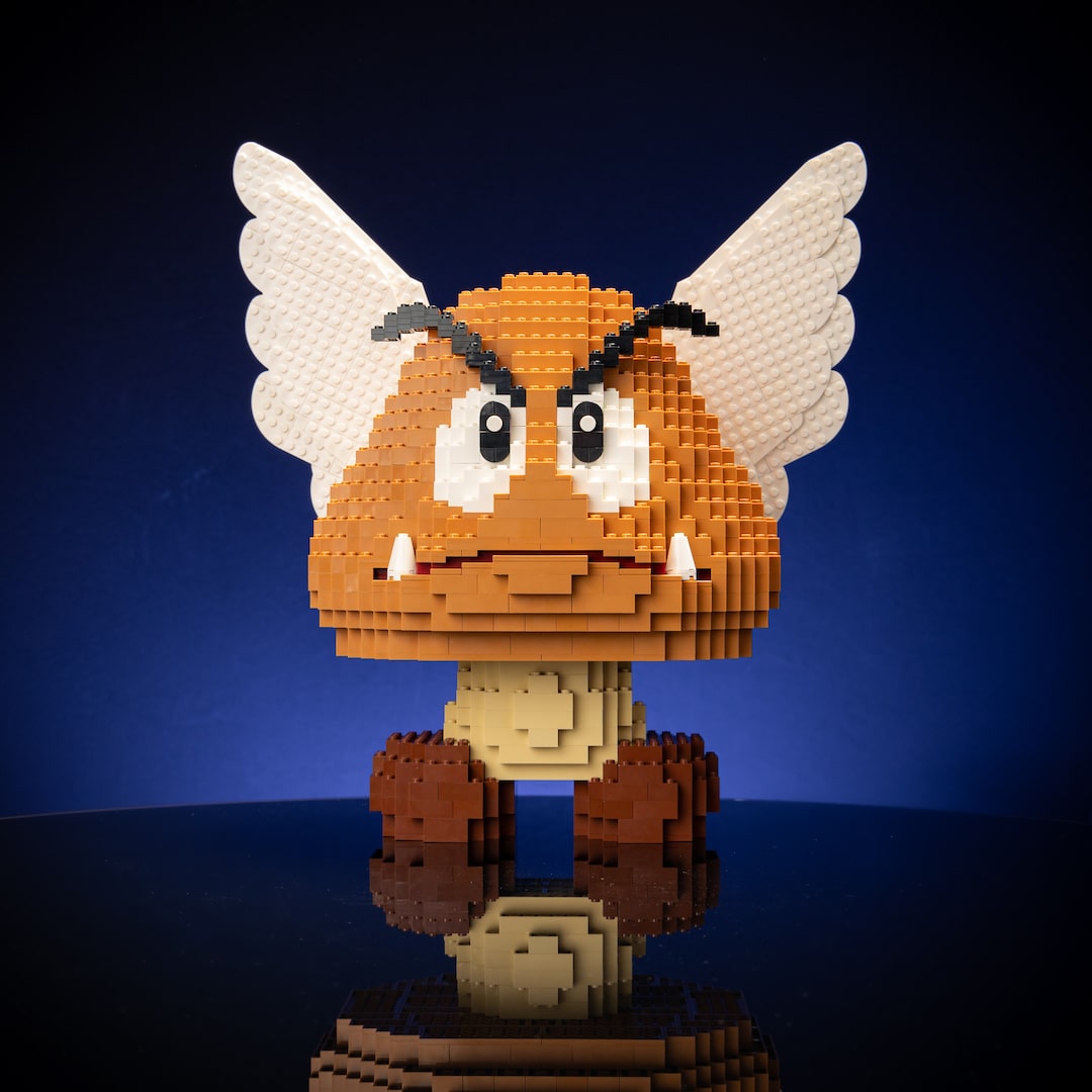 Angry Mushroom Life-Sized Replica built with LEGO® bricks - by Bricker Builds