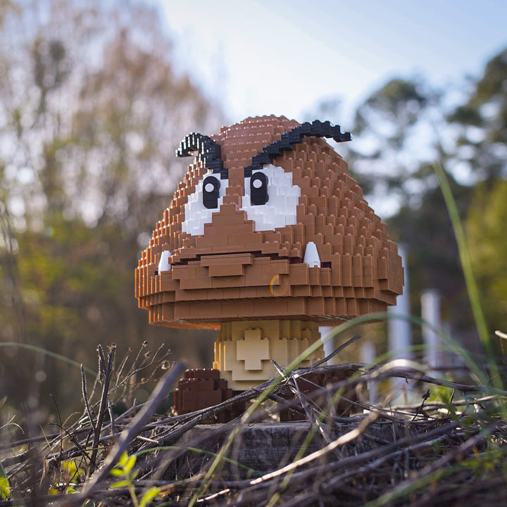 Angry Mushroom Life-Sized Replica made of LEGO® Bricks by Bricker Builds