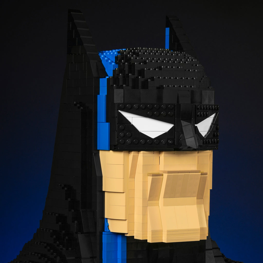 Animated Bat Bust Cowl Detail Shot
