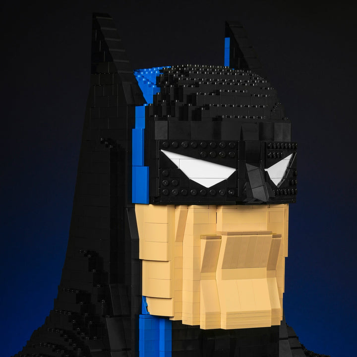 Animated Bat Bust Cowl Detail Shot
