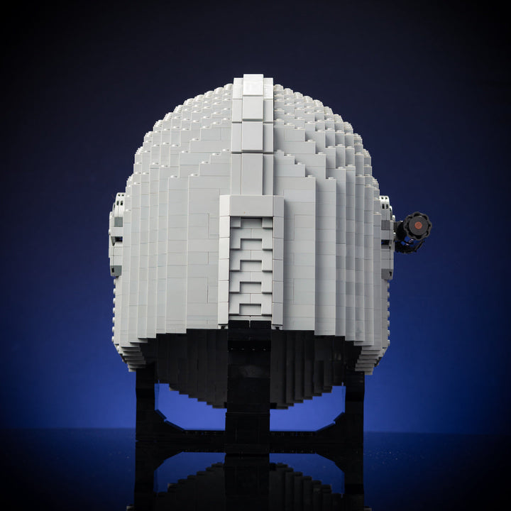 Mando Life-Sized Helmet built with LEGO® bricks - by Bricker Builds