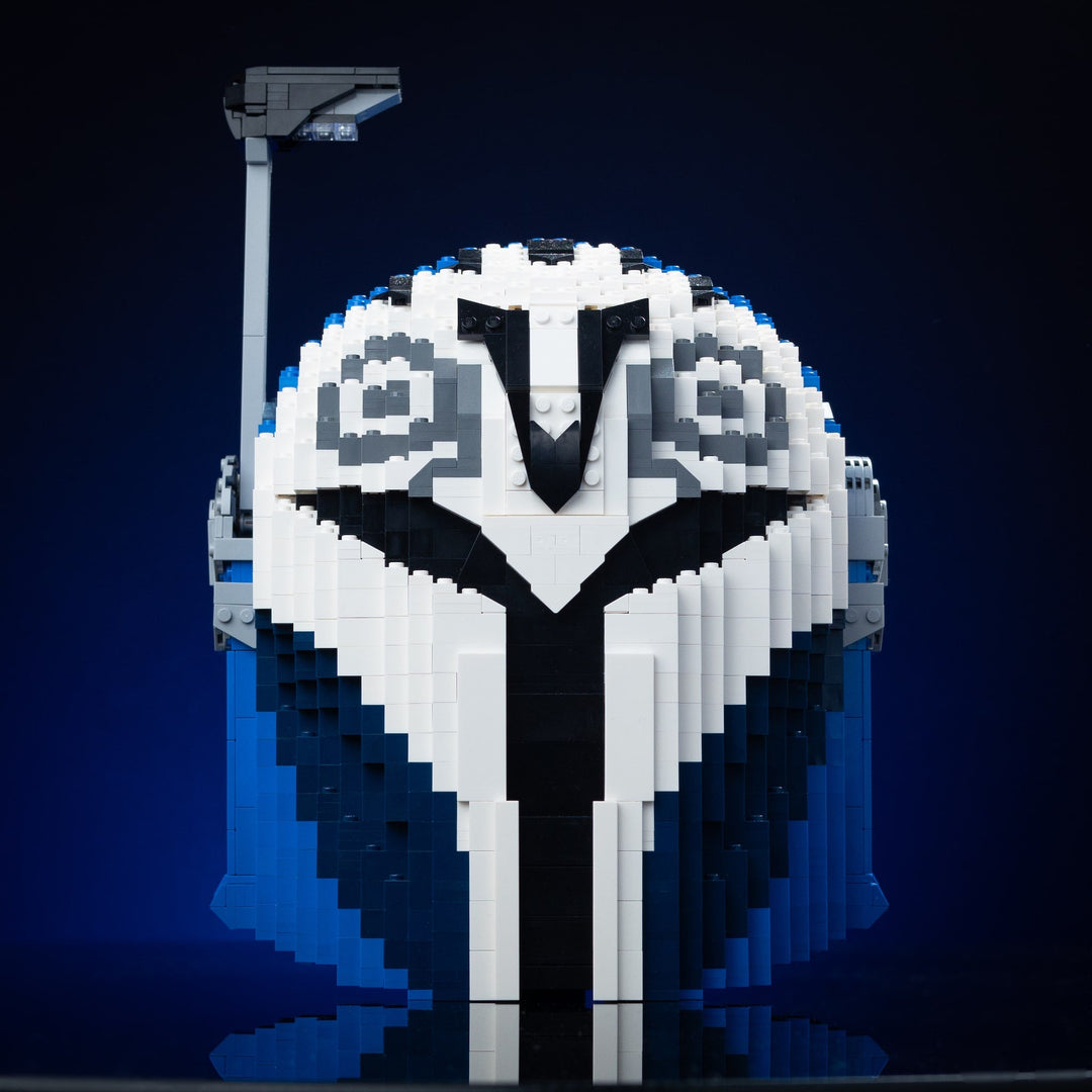 Bo Katan's Helmet built with LEGO® bricks - by Bricker Builds
