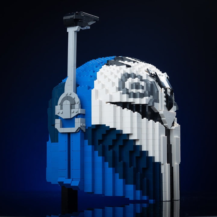 Bo Katan's Helmet built with LEGO® bricks - by Bricker Builds