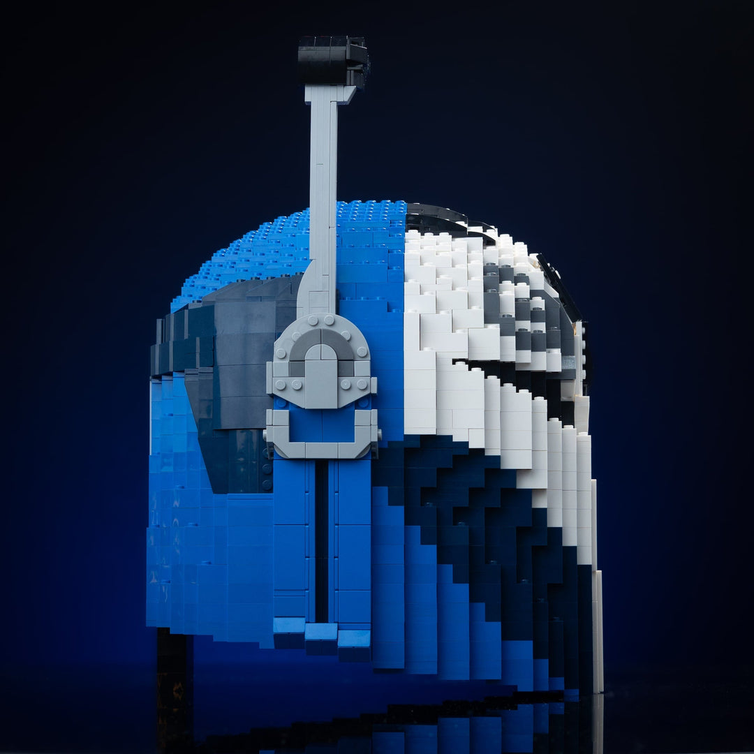 Bo Katan's Helmet built with LEGO® bricks - by Bricker Builds