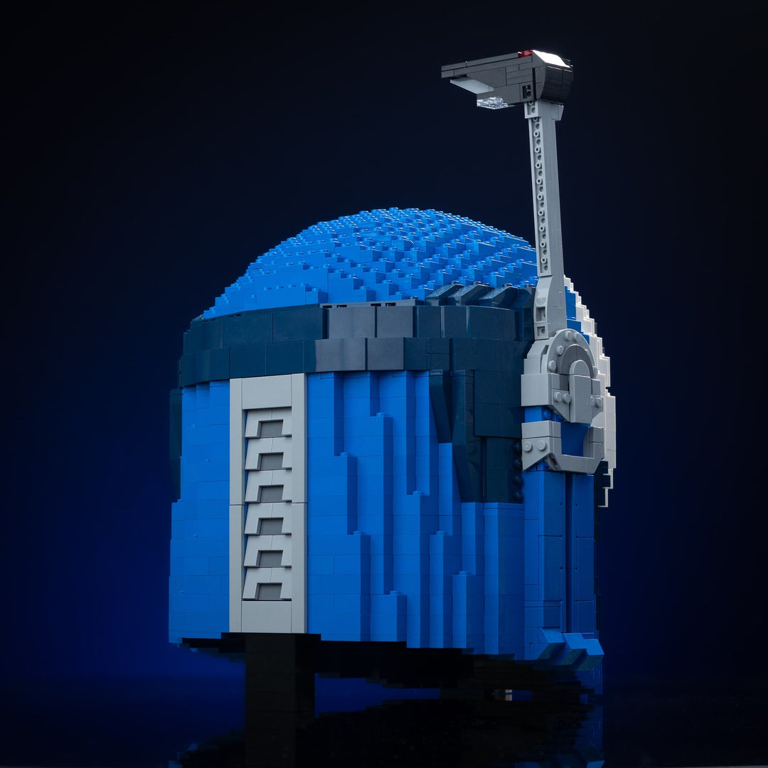 Bo Katan's Helmet built with LEGO® bricks - by Bricker Builds
