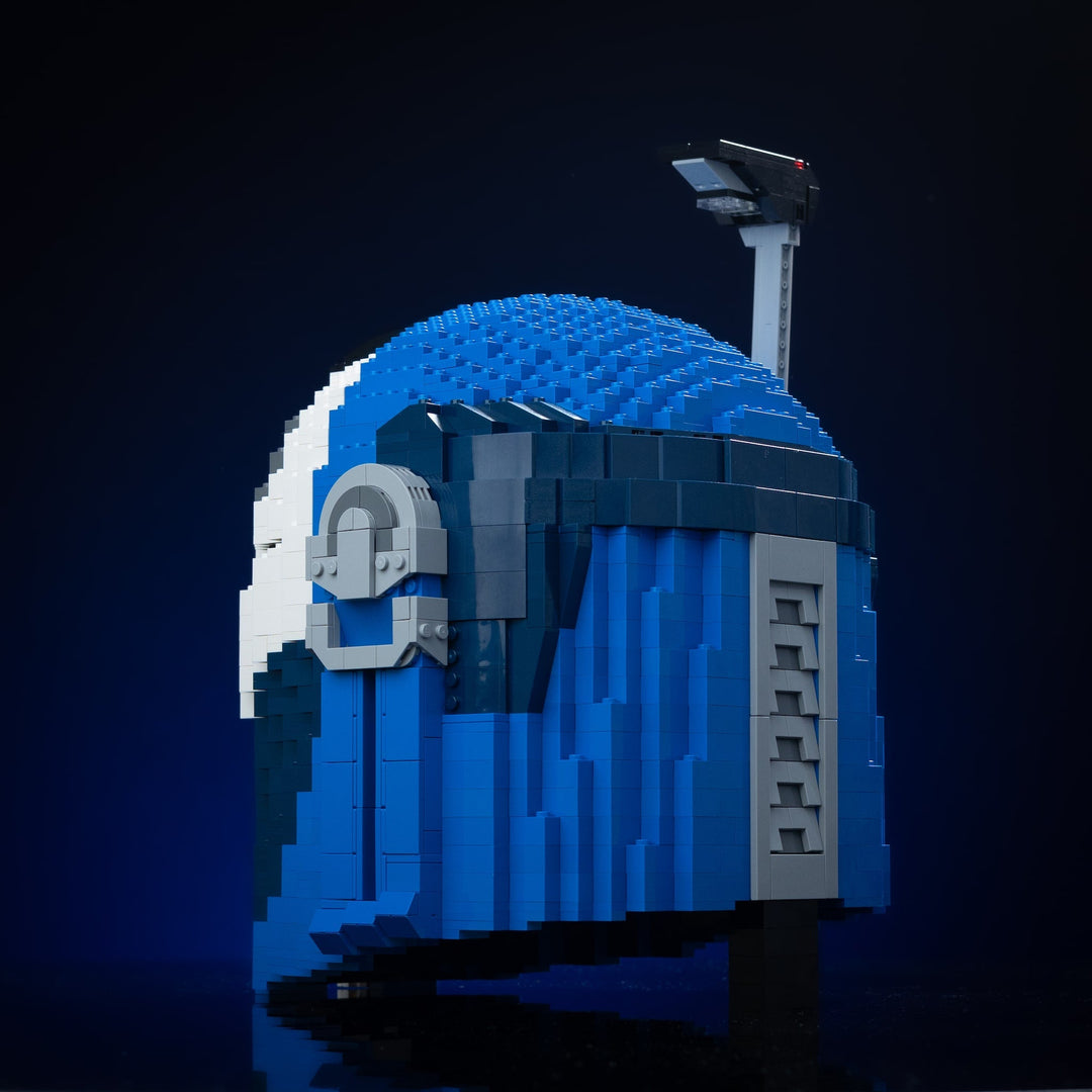 Bo Katan's Helmet built with LEGO® bricks - by Bricker Builds