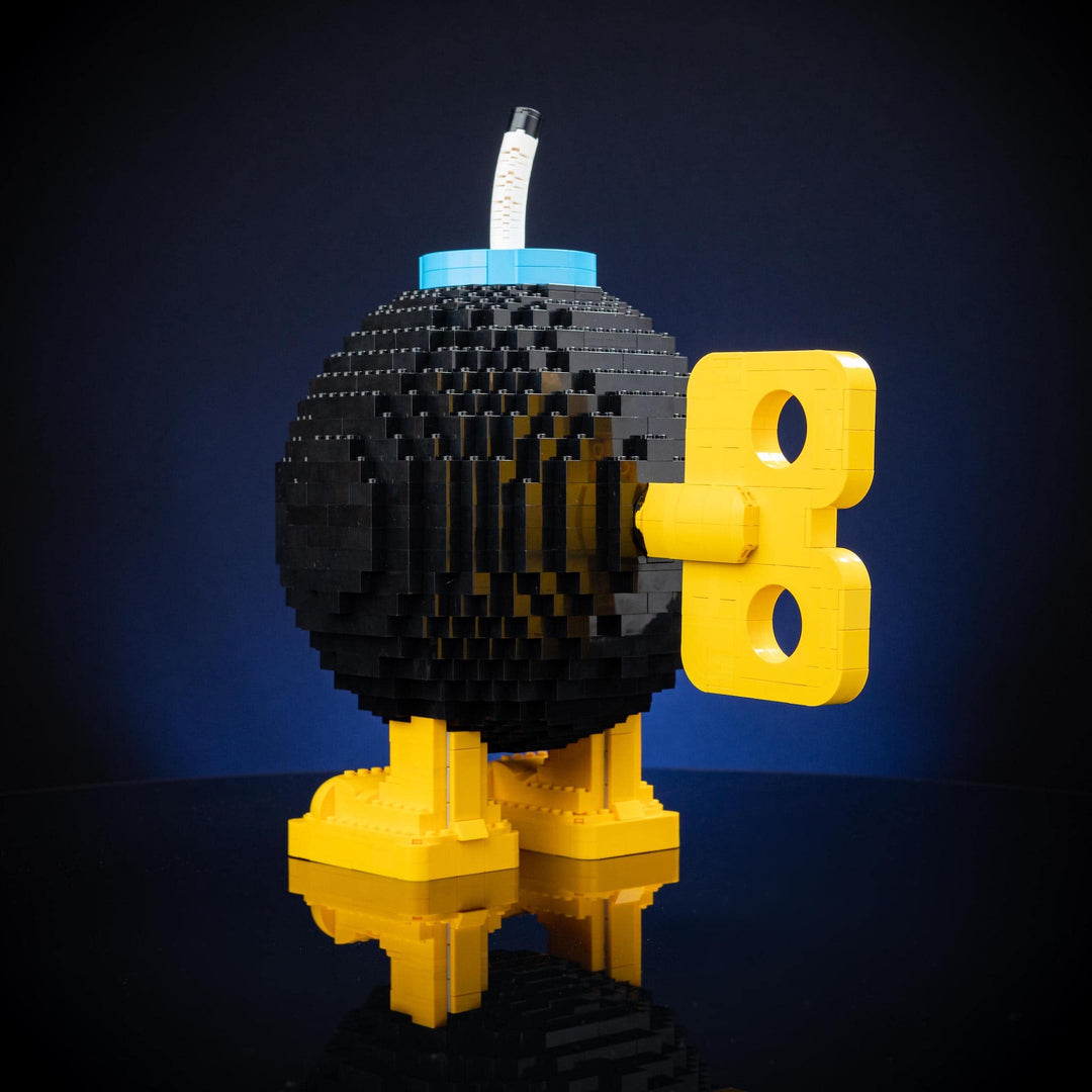 Angry Bomb Life-Sized Replica built with LEGO® bricks - by Bricker Builds