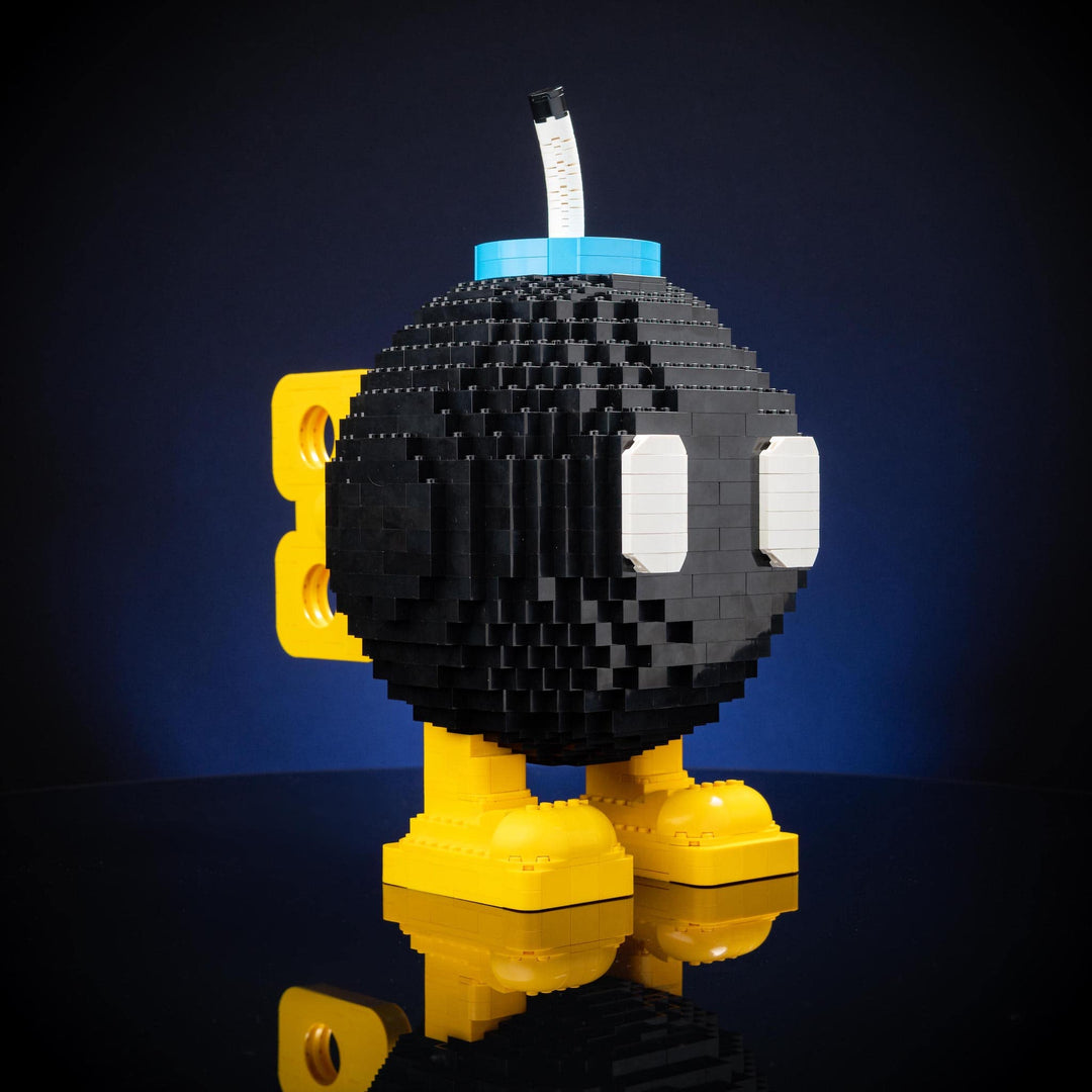 Angry Bomb Life-Sized Replica built with LEGO® bricks - by Bricker Builds