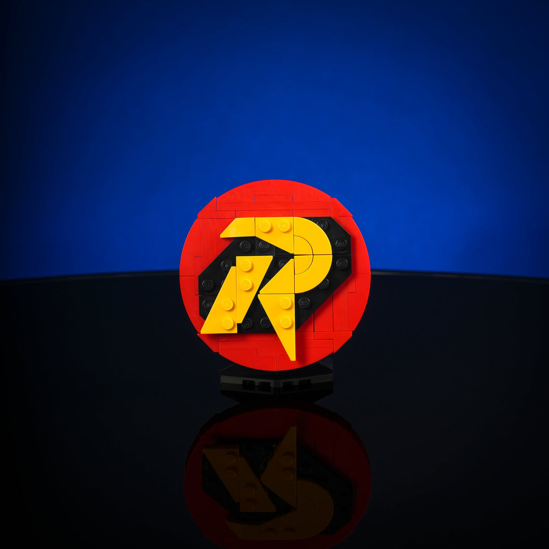 Boy Wonder Icon made of LEGO bricks