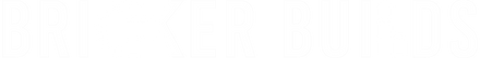bricker builds text logo white