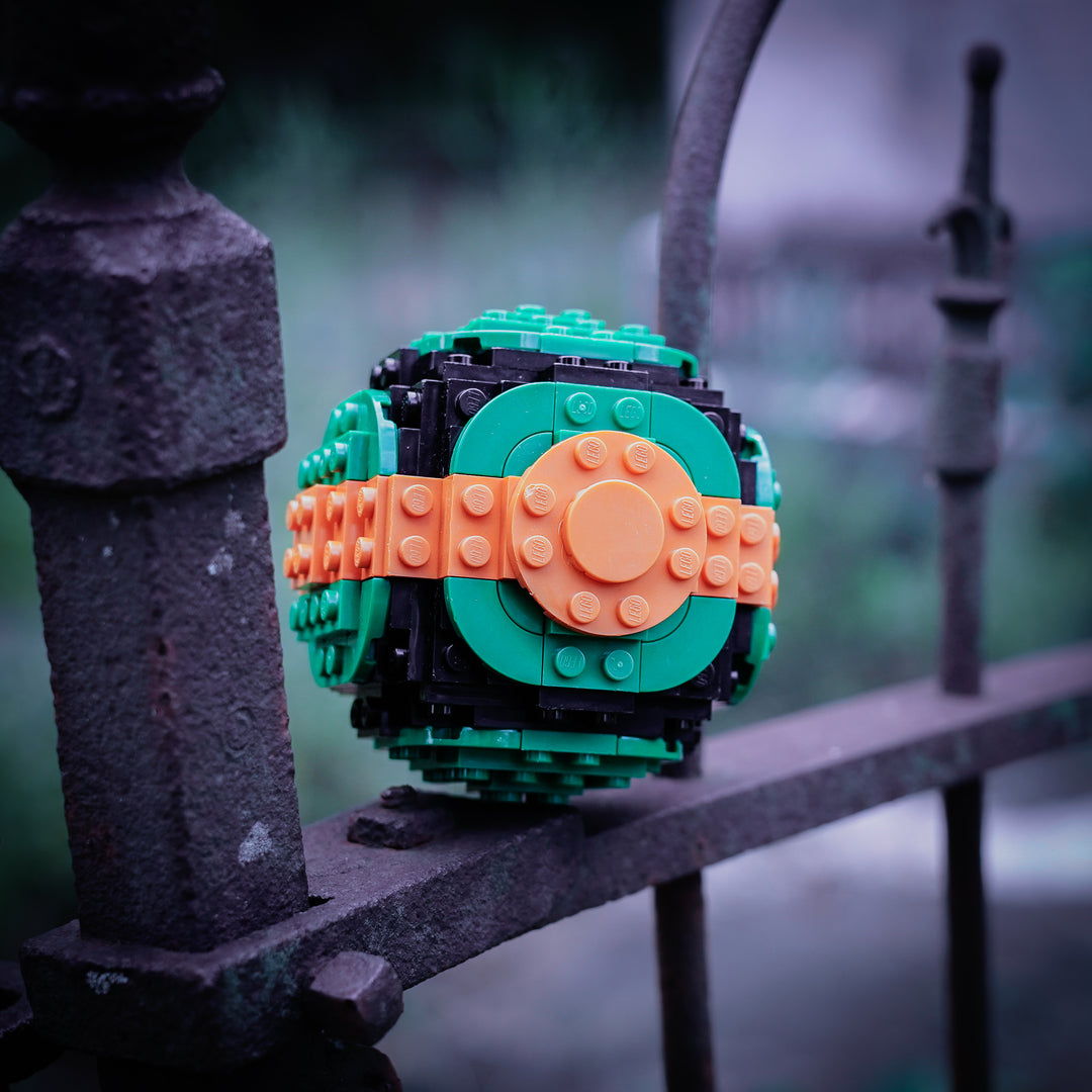 Dusk Pocket Sphere on Scary Gate in LEGO Bricks by Bricker Builds Life Sized Replica