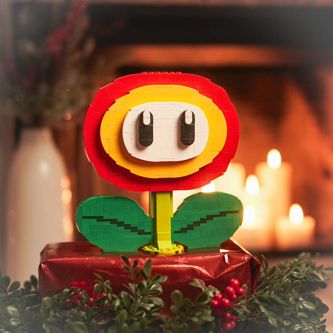 Life-Sized Fire Flower