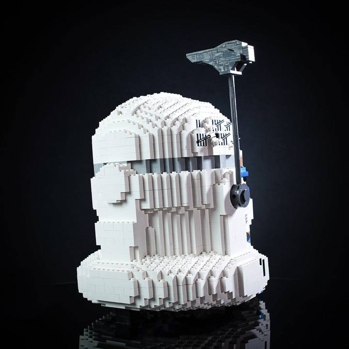 Captain Rex Life-Sized Helmet built with LEGO® bricks - by Bricker Builds