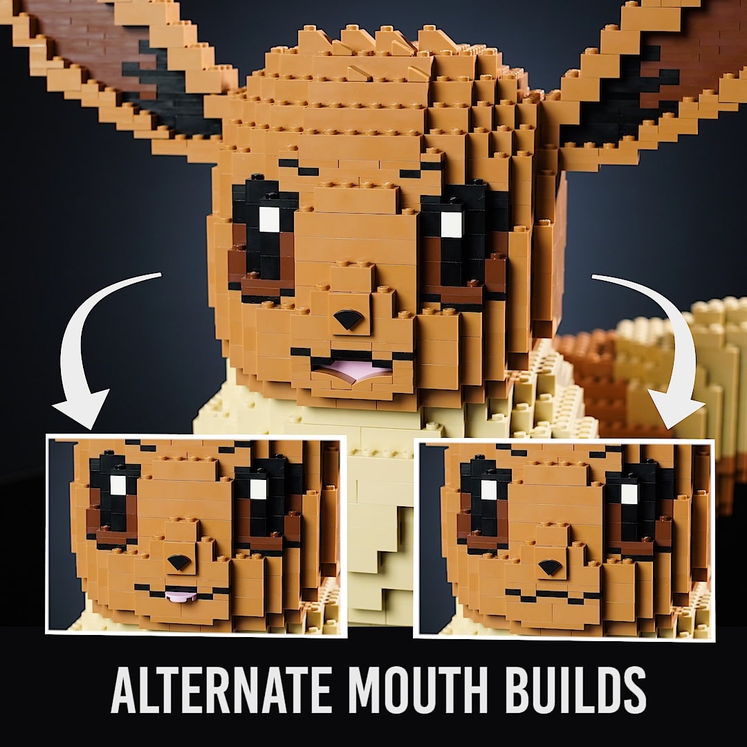 Eon Life-Sized Sculpture built with LEGO® bricks - by Bricker Builds