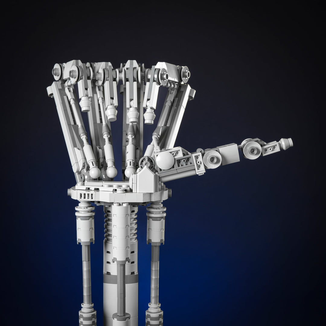 Eliminator Arm made of LEGO bricks by Bricker Builds thumbs up pose