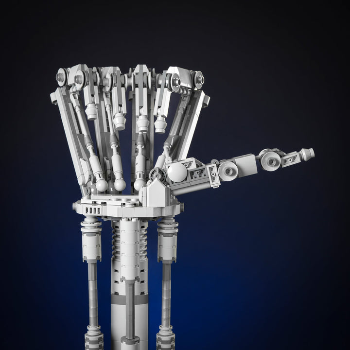 Eliminator Arm made of LEGO bricks by Bricker Builds thumbs up pose