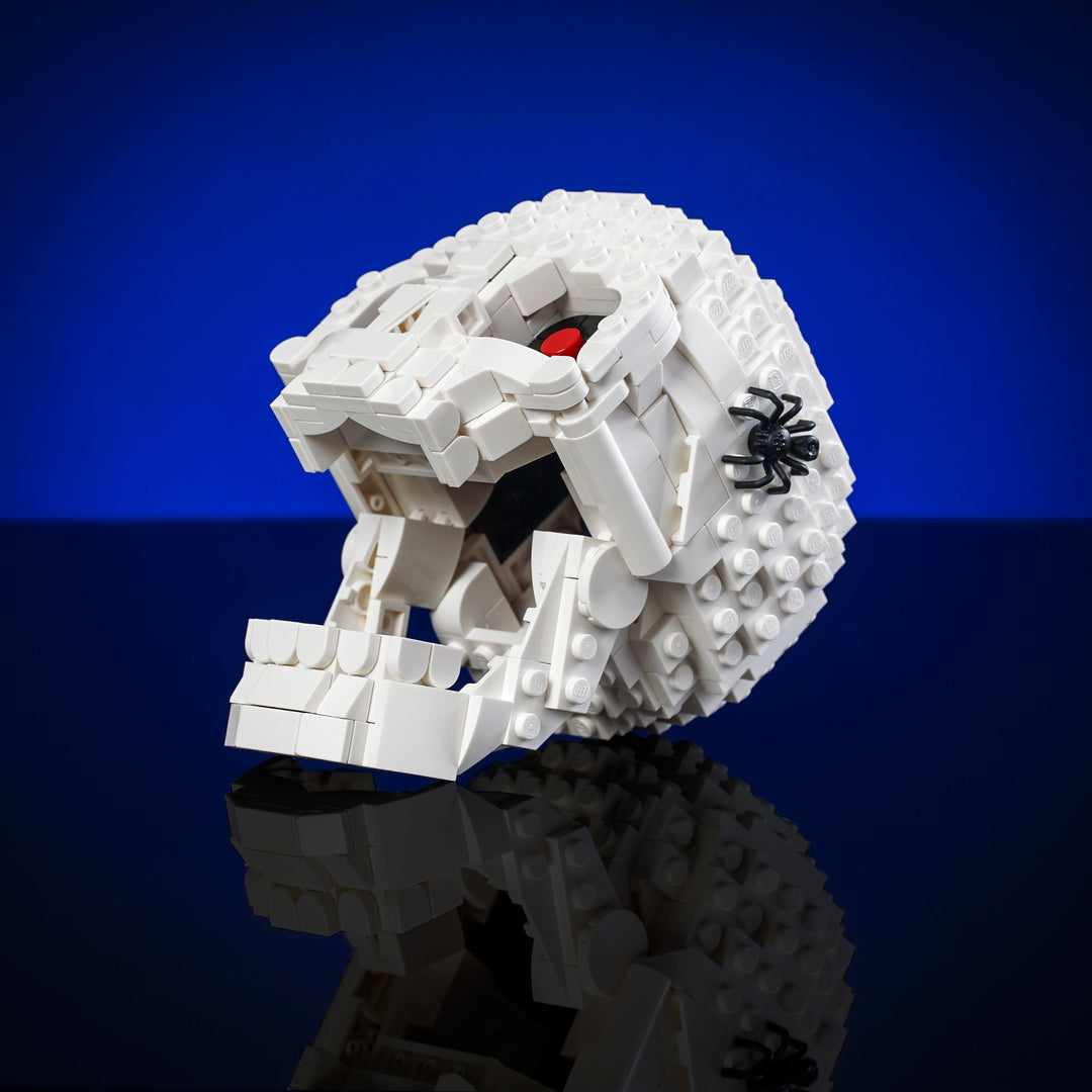 Skull made of LEGO® bricks by Bricker Builds