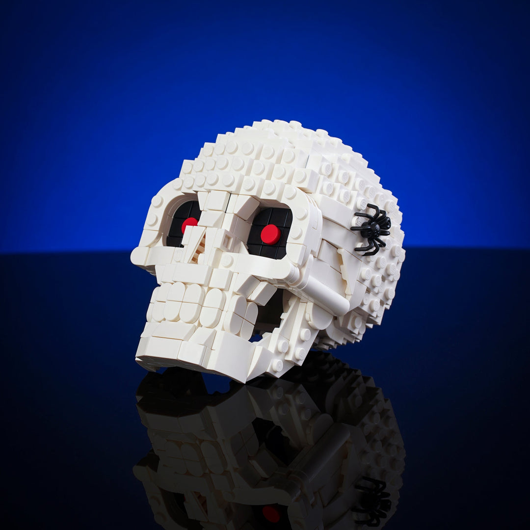 Skull made of LEGO® bricks by Bricker Builds