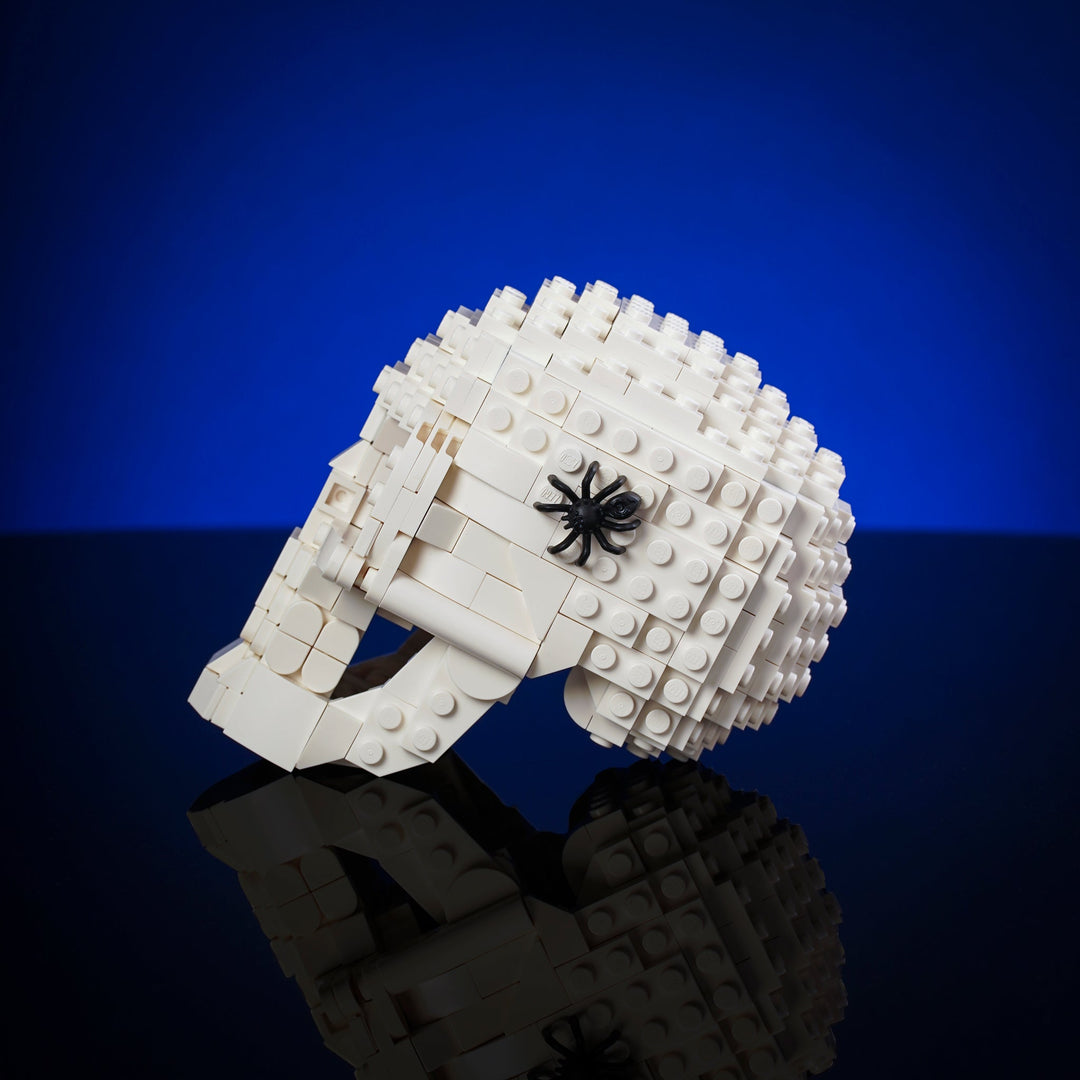 Skull made of LEGO® bricks by Bricker Builds