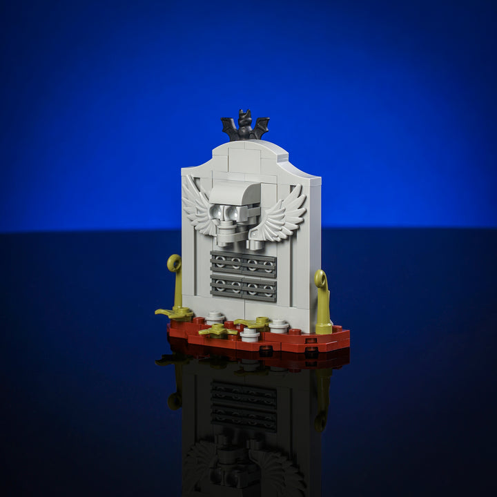 Gravestones in studio setting by Bricker Builds made of LEGO Bricks7