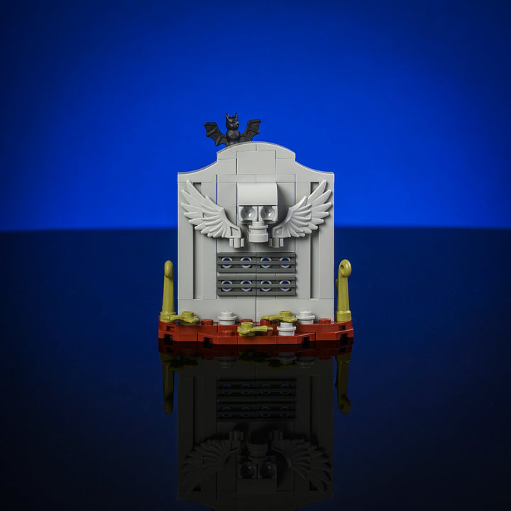 Gravestones in studio setting by Bricker Builds made of LEGO Bricks14