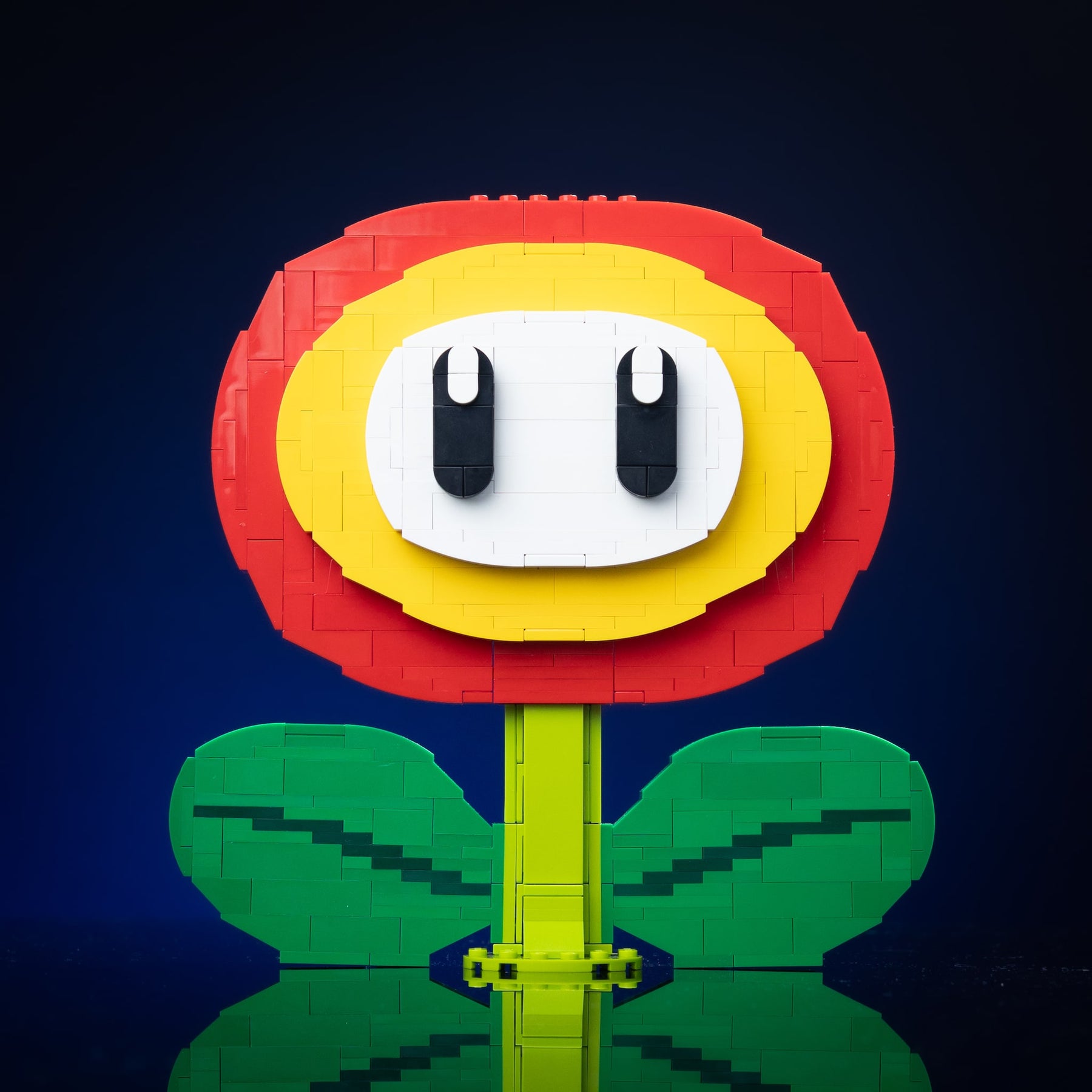 Fire Flower LifeSized Sculpture Build it Yourself with LEGO