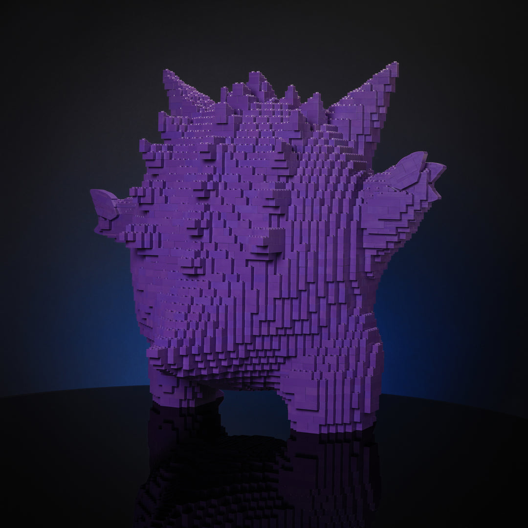 Life-Sized Ghost Guy made with LEGO bricks by Bricker Builds