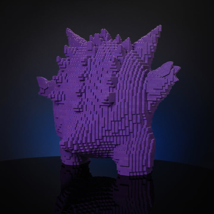 Life-Sized Ghost Guy made with LEGO bricks by Bricker Builds