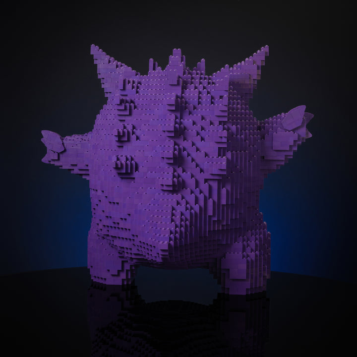 Life-Sized Ghost Guy made with LEGO bricks by Bricker Builds