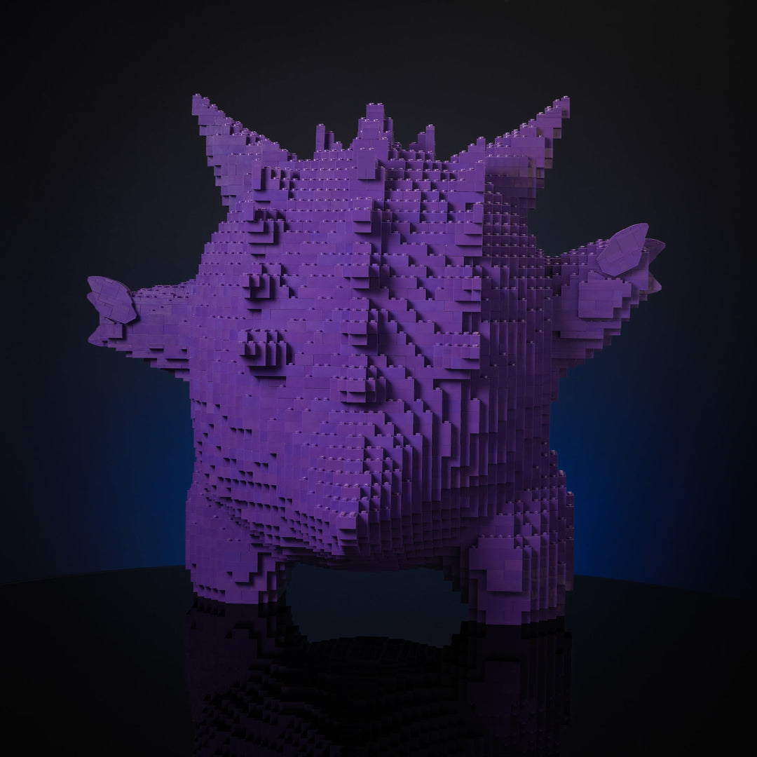 Life-Sized Ghost Guy made with LEGO bricks by Bricker Builds