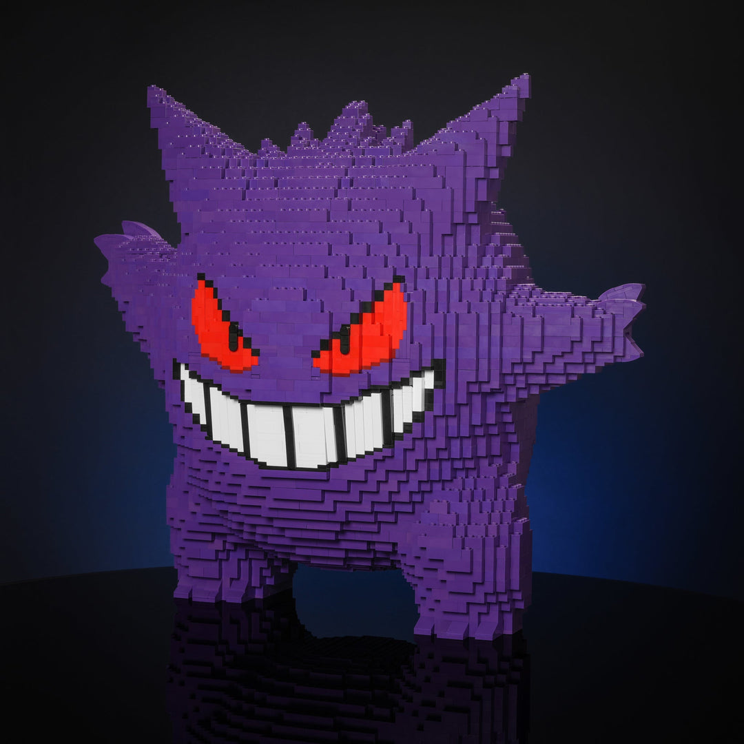 Life-Sized Ghost Guy made with LEGO bricks by Bricker Builds