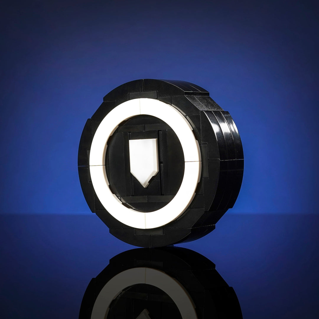 Hockey Puck Life-sized Replica made of LEGO® Bricks by Bricker Builds