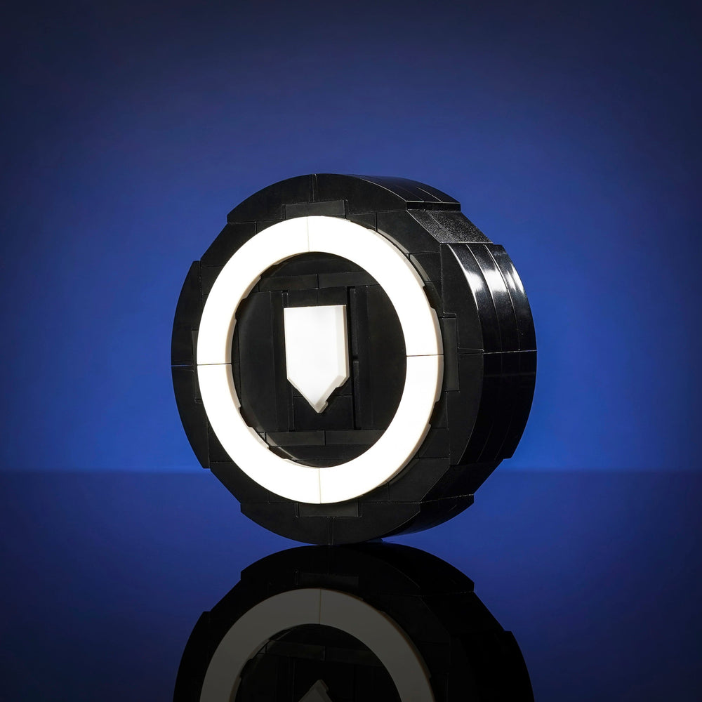 Hockey Puck Life-sized Replica made of LEGO® Bricks by Bricker Builds