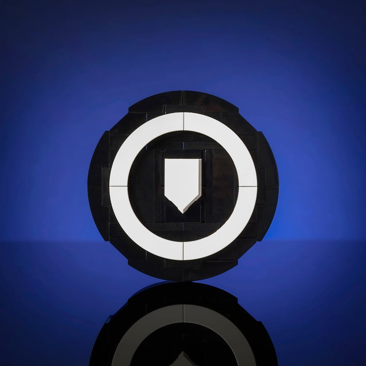 Hockey Puck Life-sized Replica made of LEGO® Bricks by Bricker Builds