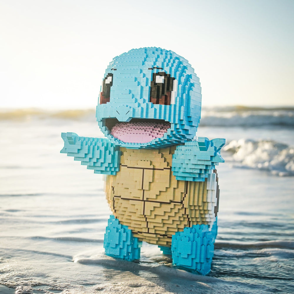 Hydro Turtle Life-Sized Sculpture built with LEGO® bricks - by Bricker Builds