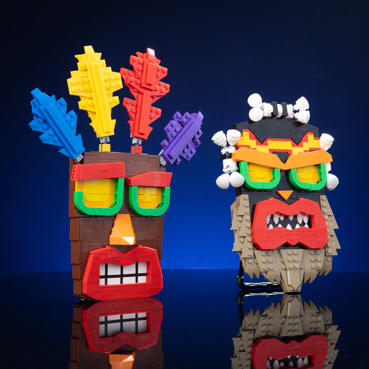 Uka Uka Life-Sized Mask built with LEGO® bricks - by Bricker Builds